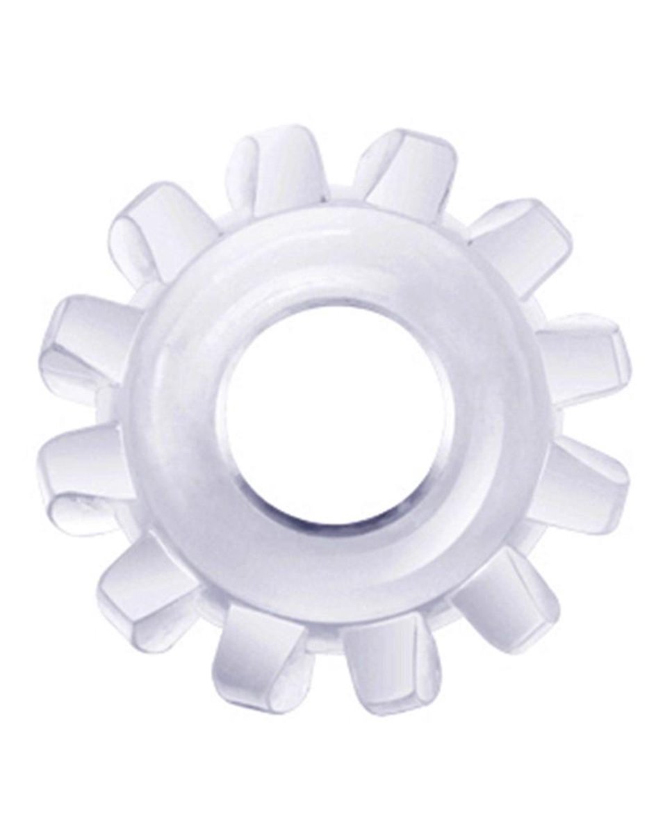 PowerPlus Flexibele Cockring Getand - transparant