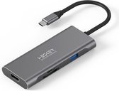 USB C Hub / Multipoort Adapter - 7 in 1 - HDMI 4k - 3x USB 3.0 - Power Delivery - TF/SD Kaart Lezer  - USB-C - Type C