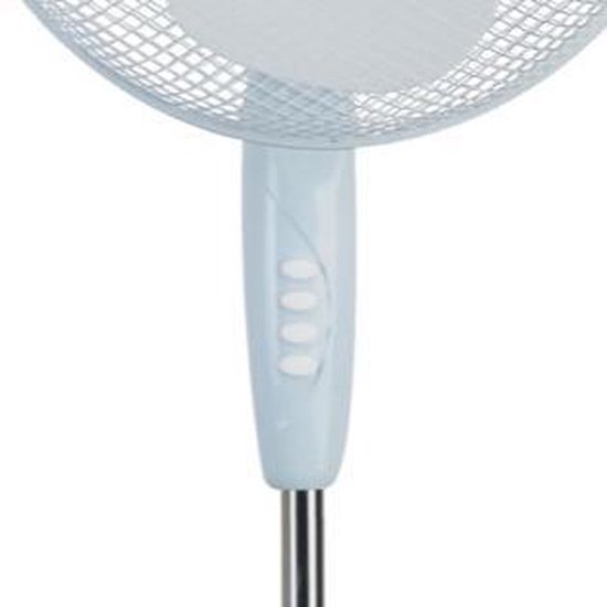 DVS1699V - Zelfdraaiende Statiefventilator 3 standen - 50 Watt Fluisterstille Staande Ventilator - Wit