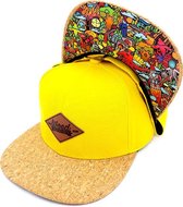 WOED - Classic - snapback - geel - kurk - DOODLE