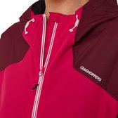 Craghoppers Jas Toscana Waterdicht Dames Polyester Roze/bordeaux Mt 38