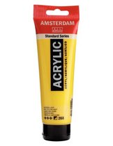 Peinture acrylique standard d'Amsterdam 120ml 268 Azo jaune clair