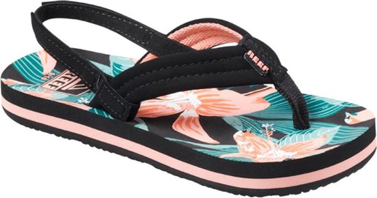 Reef Little Ahi Slippers - Zwart - Maat 21/22