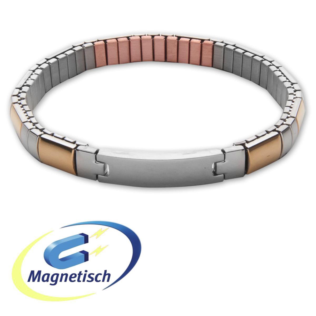 Indringing zuigen Geneeskunde Energetix Magneet Armband (Bicolor) flex-model (183-16) met Koper en  Magneten.... | bol.com
