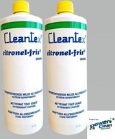 CleanTex® Citronel-fris op basis van citronella olie 2x1000ml