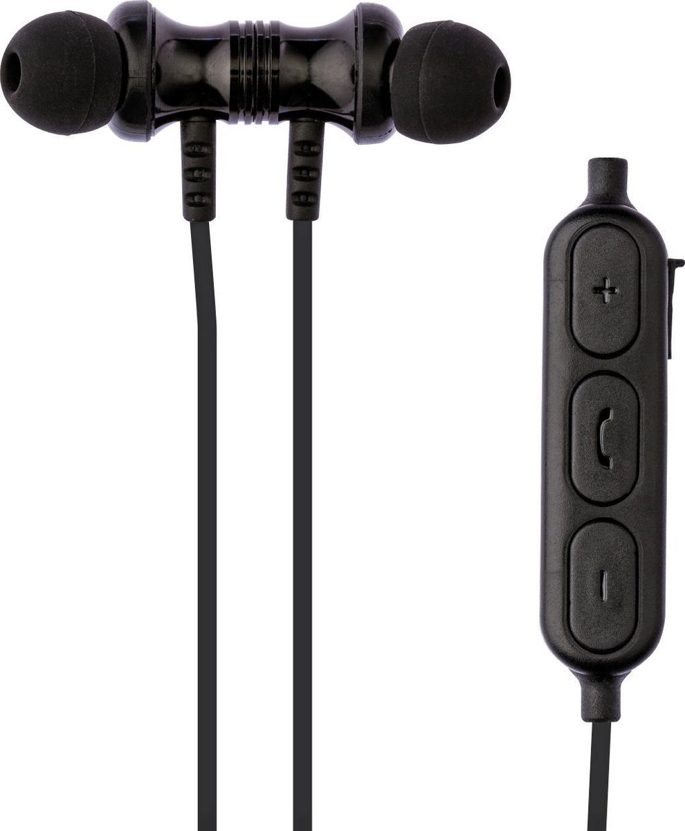 Grixx Optimum In-Ear oordopjes draadloos - Bluetooth - Zwart