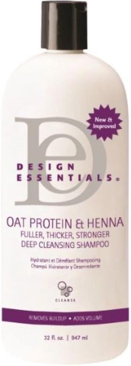 Design Essentials Oat Protein & Henna Deep Cleansing Shampoo 947 ml