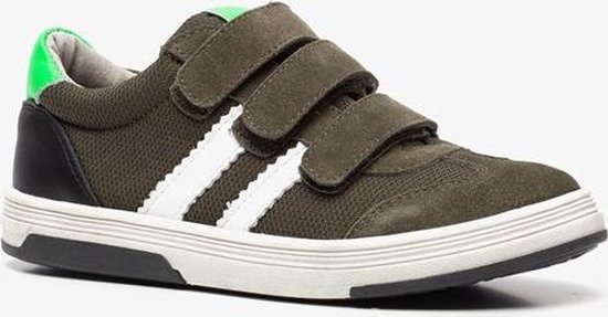 TwoDay leren jongens sneakers - Groen - Maat 32 | bol.com