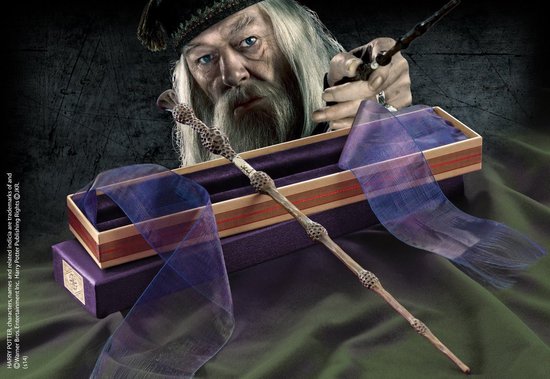 Prof Dumbledore toverstaf in Ollivanders Box | bol.com
