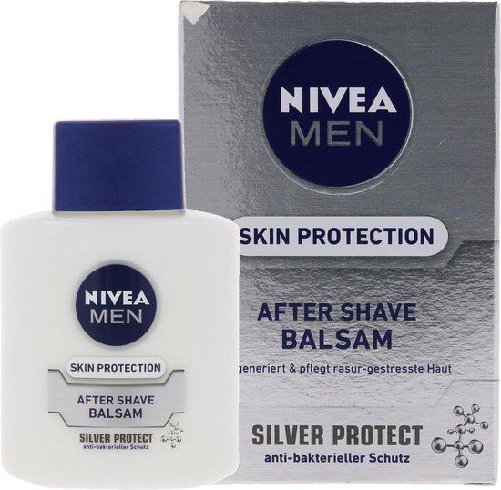 als je kunt micro thuis Nivea After Shave Balsem - Silver Protect - 100 ml | bol.com