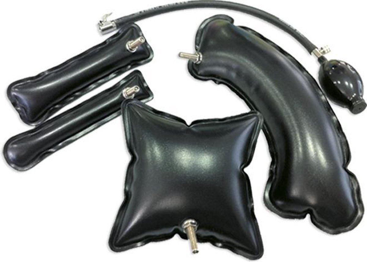 JBM Tools | set van 4 opblaasbare stootkussens voor Kozijnen & glas