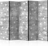 Kamerscherm - Scheidingswand - Vouwscherm - Stars on Concrete II [Room Dividers] 225x172 - Artgeist Vouwscherm