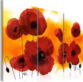 Schilderijen Op Canvas - Schilderij - Sunny afternoon and poppies 60x40 - Artgeist Schilderij