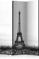 Kamerscherm - Scheidingswand - Vouwscherm - Paris: black and white photography [Room Dividers] 135x172 - Artgeist Vouwscherm