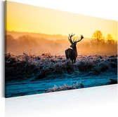 Schilderijen Op Canvas - Schilderij - Wintertime 90x60 - Artgeist Schilderij