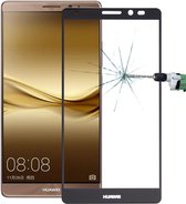 Voor Huawei Mate 8 0,26 mm 9H Oppervlaktehardheid Explosiebestendig Zeefdruk Gehard glas Volledig scherm (zwart)