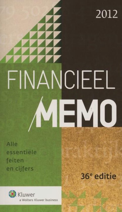 Cover van het boek 'Financieel memo 2011' van T. Bondt