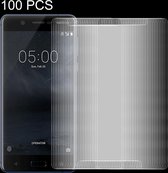 100 STUKS voor Nokia 5 0,26 mm 9 H Oppervlaktehardheid Explosieveilig Niet-volledig scherm Gehard glas Schermfilm