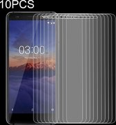 10 STUKS 9H 2.5D gehard glasfilm voor Nokia 3.1