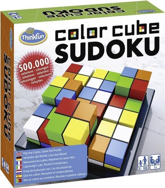 Thumbnail van een extra afbeelding van het spel Thinkfun Color Cube Sudoku