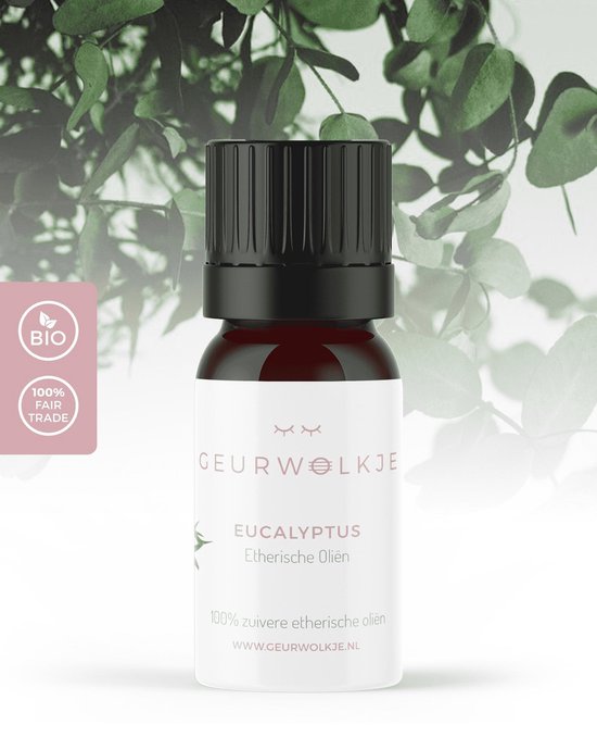 Eucalyptus 100% Etherische Olie 10 ml Geurwolkje® Aromatherapie, essential oil, Aromatherapy, Aro