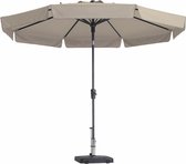 Parasol Rond Ecru 300cm | Madison Flores | Kantelbare en ronde parasol van topkwaliteit