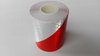 Reflecterende tape Klasse I: rood-wit patroon - 5 cm breedte - 300 cm lengte
