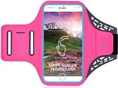 Sportarmband Universeel Hoesje voor het Hardlopen 5.5 inch Roze