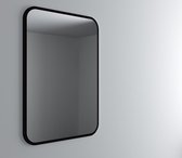 Design badkamer spiegel Apple mat zwart 60x80cm
