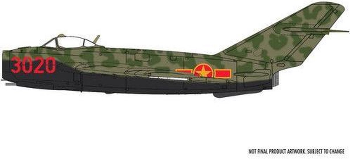 Airfix Modelbouwpakket Militaire voertuigen - 03091 Mikoyan-Gurevich MIG-17 Fresco Plastic - 1:72 - Modelbouw