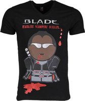 T-shirt - Blade Fearless Vampire Killer - Zwart