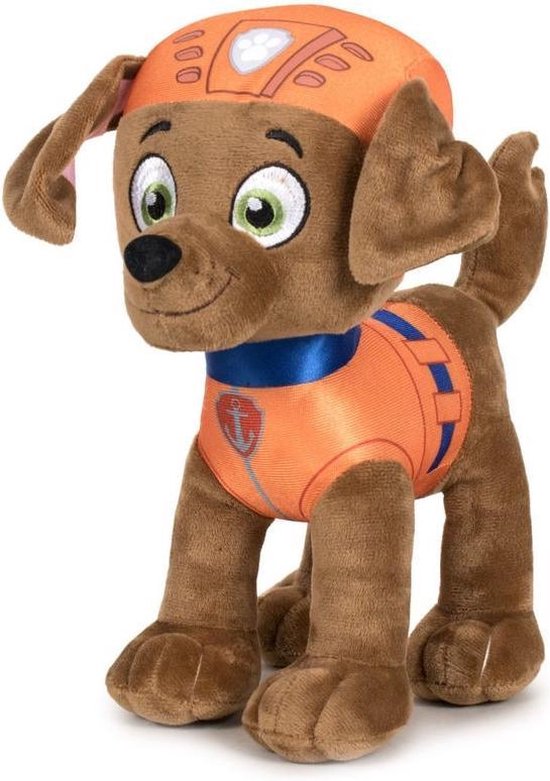 Pluche Paw Patrol knuffel Zuma - Classic New Style - 27 cm - Cartoon  knuffels -... | bol.com