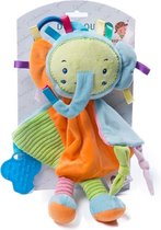 Gamberritos Knuffeldoekje En Bijtring 28 Cm Olifant