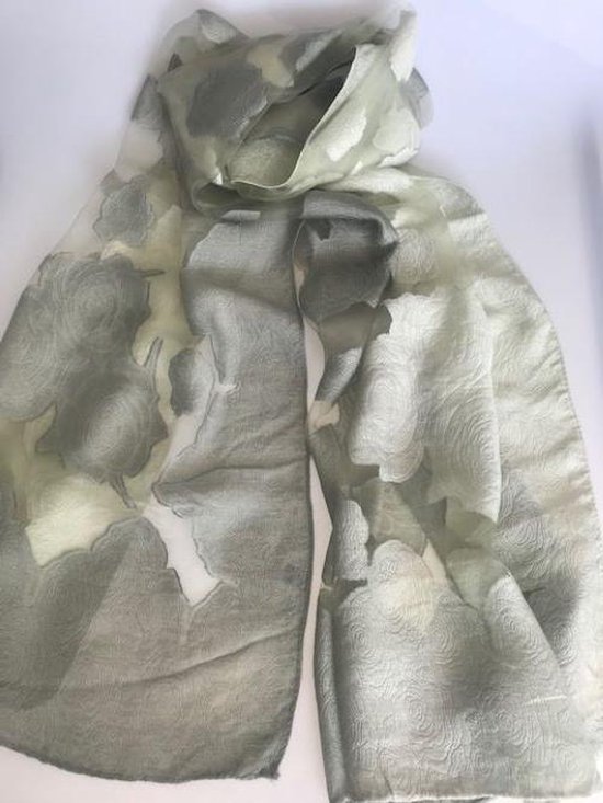 Refrein Oceaan mengsel Zeer chique sjaal van top materiaal / 50% zijde met 50% viscose | bol.com