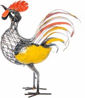 METAL COLOURFUL ROOSTER MEDIUM