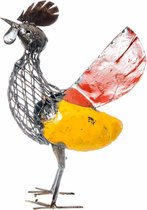 METAL COLOURFUL HEN MEDIUM