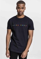 Urban Classics Heren Tshirt -XL- Fuck This Zwart