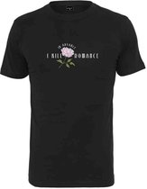 Urban Classics Dames Tshirt -L- Kill romance Zwart