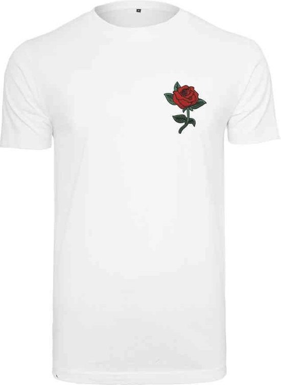 Mister Tee - Rose Heren T-shirt - 4XL - Wit