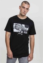 Urban Classics Heren Tshirt -2XL- Pray 2.0 Zwart