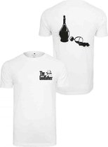 Merchcode The Godfather - Godfather Wine Heren T-shirt - S - Wit