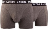 Zaccini - 2-Pack Boxershorts - Donker Grijs