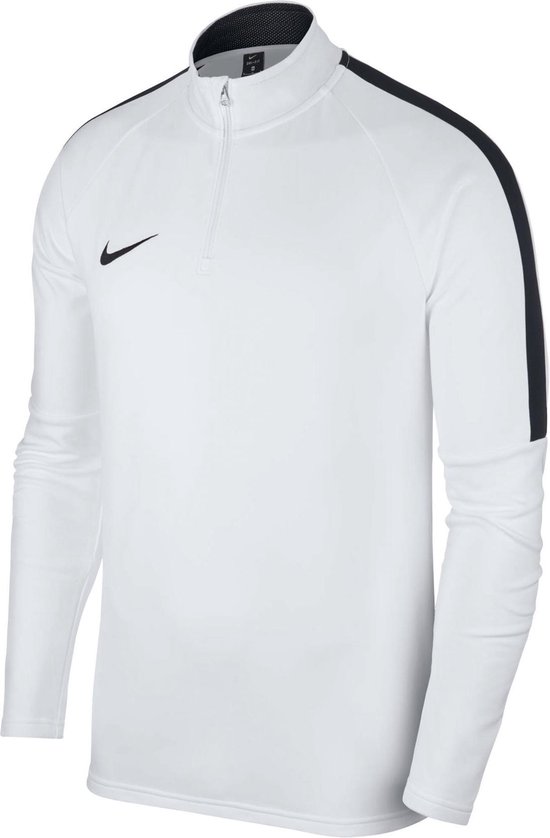 Nike de sport Nike Dry Academy 18 Drill à manches longues pour homme - Taille XXL - Homme - blanc / noir
