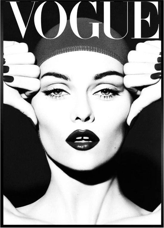 Affiche Vogue Zwart - Affiche A3 29x42cm