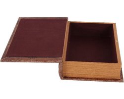 Baroque - Opberger - Opbergboek La Beaujolaise 23 cm - Bruin - 23x16.5x5.5 - Pu Leather