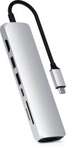 Satechi Type-C Slim Multiport Ethernet Adapter - Hub - Silver
