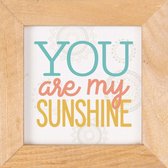 Wall decor framed -You are my sunshine