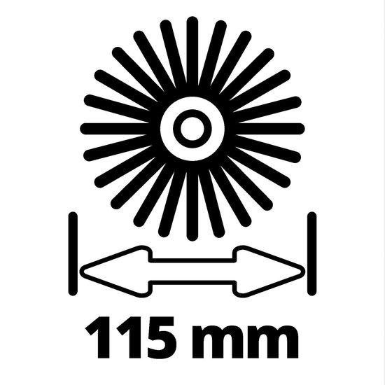 Einhell Picobella SOFT borstelset - 2-delig - Ø115 mm van Einhell — afbeelding 3