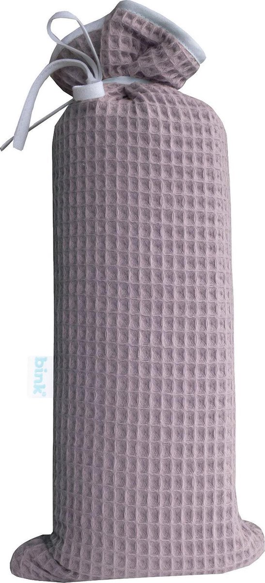 Goedkoopste BINK Bedding Kruikenzak Wafel (Pique) Oudroze