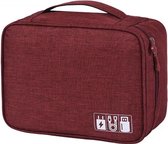 Elektronica & Accessoires Organizer Tas - Kabel Organizer Tas - Kabeltas - Rood